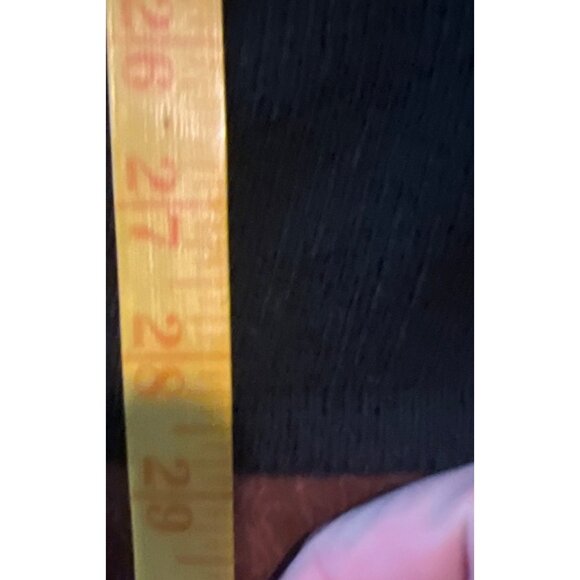 Annette Görtz XL Black Knit Wool Blend Cardigan With Leather Trim - Picture 7 of 9